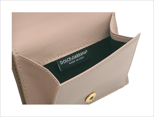 ドルチェ＆ガッバーナ DOLCE&amp;GABBANA DGロゴ フレンチフラップウォレット BI3276AG08180402 ドルガバ 三つ折り財布 小銭入れ付 ピンクベージュ レディース 【新品 新作 未使用 正規品】_6