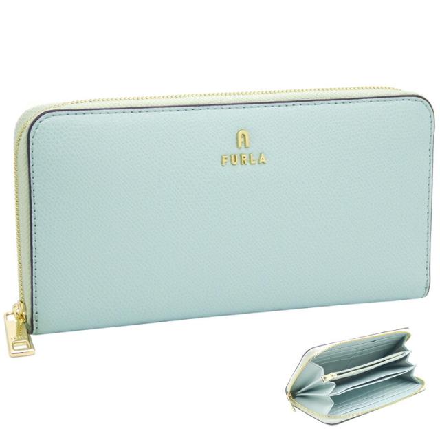 フルラ Furla Camelia ジップアラウンド XL LAGUNA ライトブルー WP00322_ARE000_1007_AJ000 カメリア ラウンドファスナー 長財布 レディース 【新品 新作 未使用 正規品】