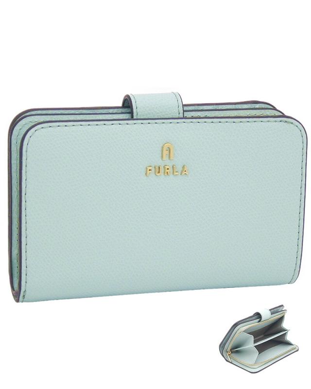 フルラ Furla Camelia コンパクト財布 M LAGUNA ライトブルー WP00314_ARE000_1007_AJ000 カメリア 二つ折り コンパクトウォレット レディース 【新品 新作 未使用 正規品】