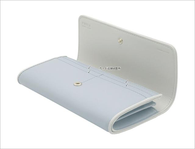 フルラ Furla Camelia 長財布 XL ARTEMISIA+MARSHMALLOW ライトグレーブルー系+オフホワイト WP00324_BX0917_1007_3163S カメリア 二つ折り コンチネンタルウォレット レディース 【新品 新作 未使用 正規品】_5