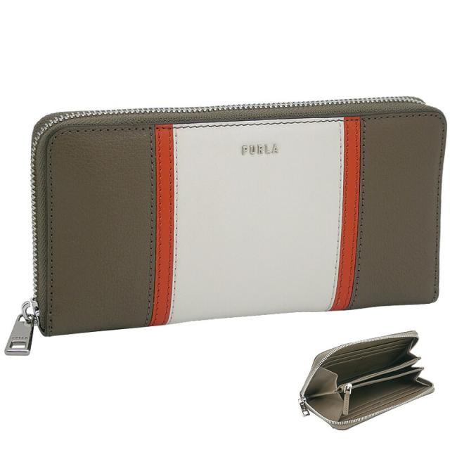 フルラ Furla Man Project ジップアラウンド XL TONI MOKA+TANGERINE モカ+オフホワイト MP00026_BX3270_1057_3102S プロジェクト ラウンドファスナー 長財布 メンズ 【新品 新作 未使用 正規品】