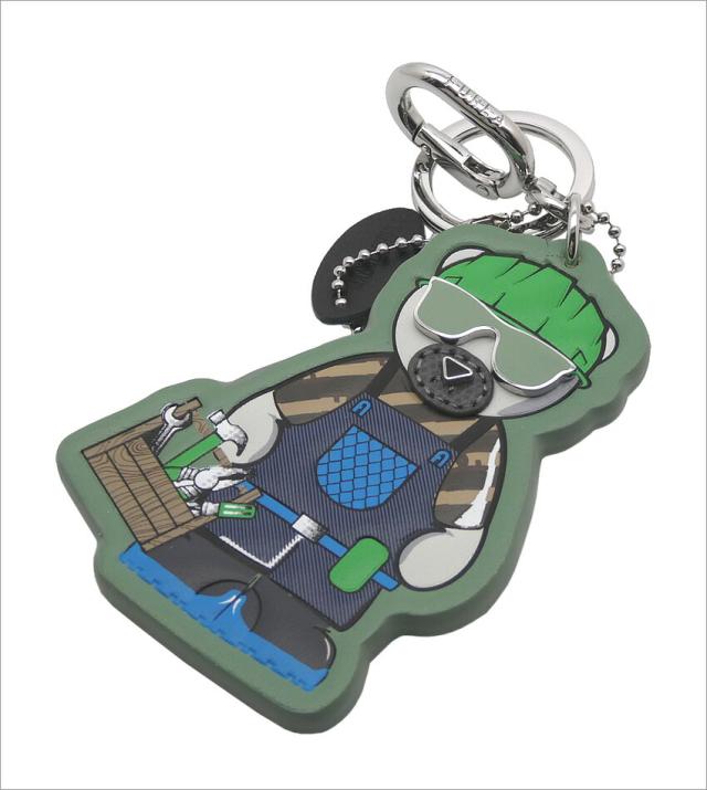 フルラ Furla Man Kumaflage キーリング TONI MINERAL GREEN グリーン系 MR00103_BX3020_1057_2027S クマフラージュ ベアー キーホルダー 【新品 新作 未使用 正規品】_1