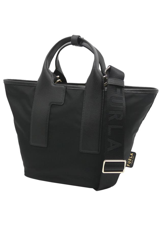 フルラ Furla Piuma トートバッグ M NERO+VETIVER ブラック WB01269_BX3050_1007_3180S ピューマ 2WAY ショルダーバッグ レディース 【新品 新作 未使用 正規品】
