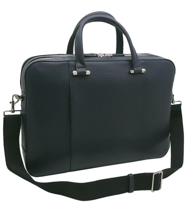 フルラ Furla Man Zefiro ブリーフケース L MEDITERRANEO ダークブルー MB00117_AX0732_1057_2676S ゼフィロ 2WAY ビジネスバッグ A4対応 メンズ 【新品 新作 未使用 正規品】