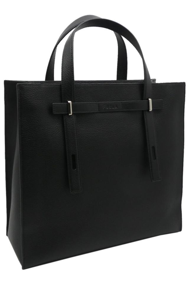 【2025年春夏 新作】 フルラ Furla Man Giove トートバッグ L NERO ブラック MB00150_HSF000_1057_O6000 ジョベ A4対応 ブリーフケース メンズ 【新品 新作 未使用 正規品】