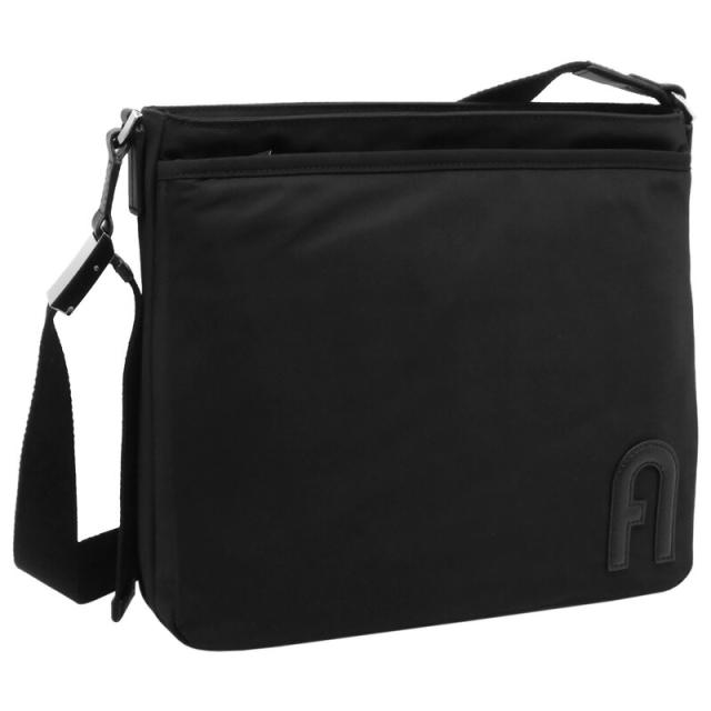 【2025年春夏 新作】 フルラ Furla Man Orion クロスボディ M NERO ブラック MB00146_BX3454_1057_O6000 オリオン 斜め掛け ショルダーバッグ メンズ 【新品 新作 未使用 正規品】