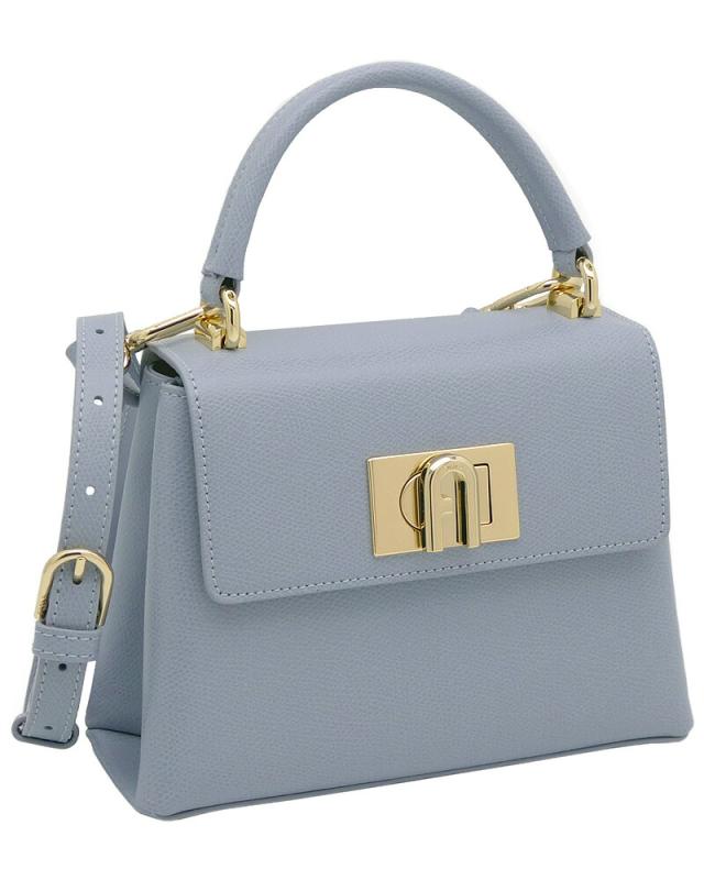 【2025年春夏 新作】 フルラ Furla 1927 トップハンドル MINI NUVOLA ブルーグレー WB00109_ARE000_1007_55000 1927 2WAY ショルダーバッグ ミニサイズ レディース 【新品 新作 未使用 正規品】