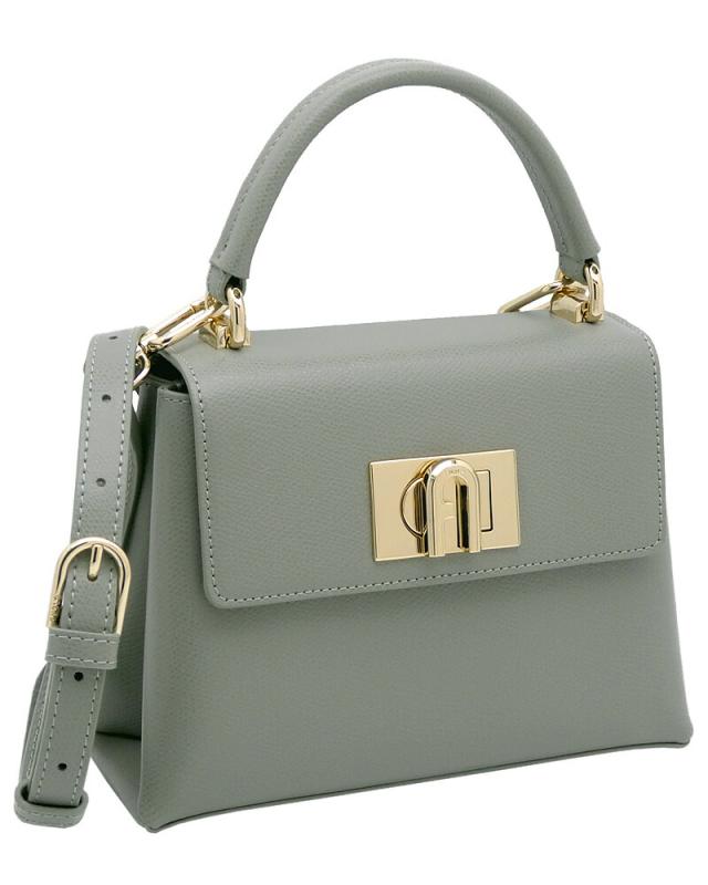 【2025年春夏 新作】 フルラ Furla 1927 トップハンドル MINI AGAVE b ライトカーキWB00109_ARE000_1007_AG700 1927 2WAY ショルダーバッグ ミニサイズ レディース 【新品 新作 未使用 正規品】