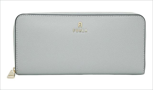 【2025年秋冬 新作】 フルラ Furla Camelia ジップアラウンド L COLOR CRISTALLO d+CELESTIAL int. ライトグレー WP00313_ARE000_1007_4351S カメリア ラウンドファスナー 長財布 レディース 【新品 新作 未使用 正規品】_1