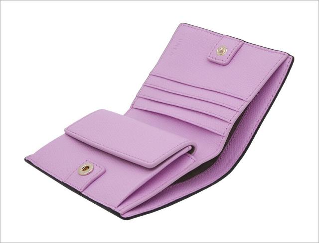 【2025年秋冬 新作】 フルラ Furla Camelia コンパクト財布 S BLUSH PINK+SAKURA int ピンク WP00304_ARE000_1007_4302S カメリア バイフォールド コンパクトウォレット S 二つ折り財布 レディース 【新品 新作 未使用 正規品】_5