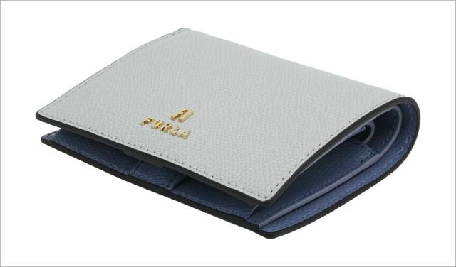 【2025年秋冬 新作】 フルラ Furla Camelia コンパクト財布 S COLOR CRISTALLO d+CELESTIAL int. ライトグレー WP00304_ARE000_1007_4351S カメリア バイフォールド コンパクトウォレット S 二つ折り財布 レディース 【新品 新作 未使用 正規品】_1