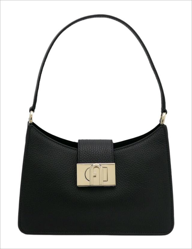 フルラ Furla 1927 ショルダーバッグ S Nero ブラック WB01114_HSF000_1007_O6000 ホーボーバッグ レディース 【新品 新作 未使用 正規品】