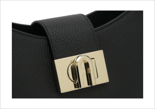 フルラ Furla 1927 ショルダーバッグ S Nero ブラック WB01114_HSF000_1007_O6000 ホーボーバッグ レディース 【新品 新作 未使用 正規品】