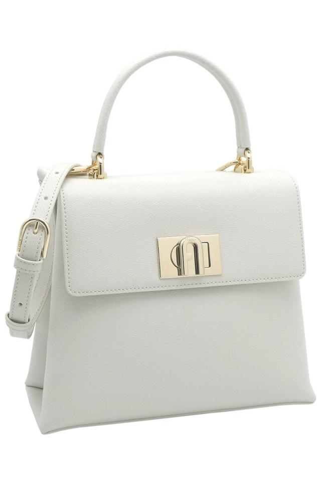 フルラ Furla 1927 トップハンドルバッグ S Marshmallow オフホワイト BAKPACO_ARE000_1007_1704S 1927 ハンドバッグ 2WAY ショルダーバッグ レディース 【新品 新作 未使用 正規品】