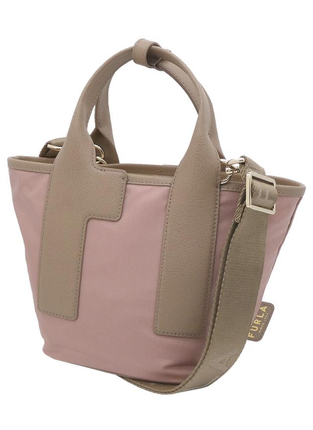フルラ Furla Piuma トートバッグ S ALBA+BALLERINA i+GREIGE ベージュピンク系 WB01270_BX3050_1007_3177S ピューマ 2WAY ショルダーバッグ レディース 【新品 新作 未使用 正規品】