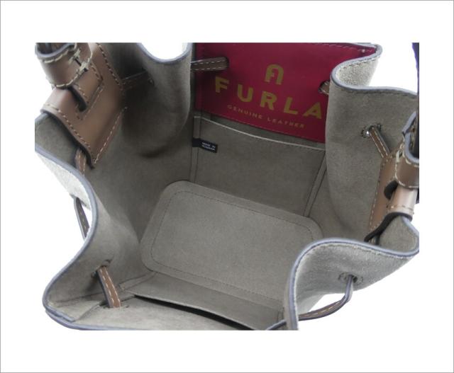 フルラ FURLA MIASTELLAバケットバッグ ミニ CILIEGIA d+PRALINE+DODO ダークレッド+ブラウン系 WB00353_BX0458_1007_1584S ミアステラ ハンドバッグ ショルダーバッグ レディース 【新品 新作 未使用 正規品】_6