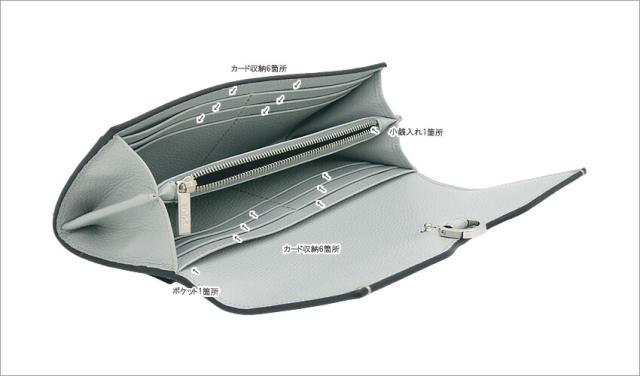 【2025年春夏新作】 トッズ TOD'S レザー ウォレット XAWDBNB0403XSOB215 tods 二つ折り長財布 小銭入れ付 グレー レディース 【新品 新作 未使用 正規品】_7