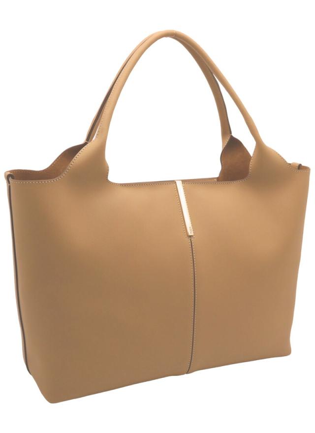 【2025年秋冬新作】 トッズ TOD'S レザー ショッピング バッグ ミディアム-スモール XBWEBRA0250UBL502A tods A4対応 トートバッグ ショルダーバッグ キャメル レディース 【新品 新作 未使用 正規品】