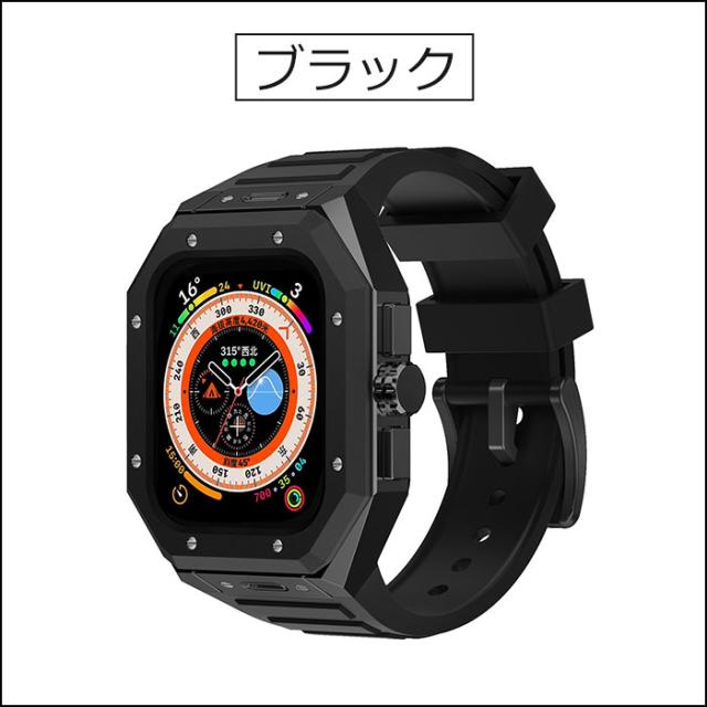 アップルウォッチ バンド カバー 腕時計 ケース apple watch series 8 カバー apple watch 45mm バンド 高級感 apple watch 8ケース apple watch series 7 ケース 45mm Apple Watch 44mm バンド 一体型 ケース Apple Watch Series 8 7 se 6 5 4 おしゃれ レディース メンズ_13