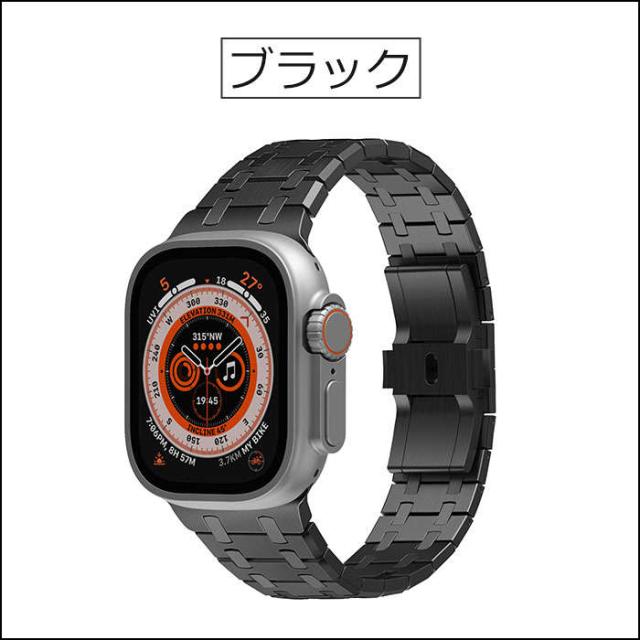 アップルウォッチウルトラ バンド apple watch ultra バンド 49mm Apple Watch 11 46mm バンド apple watch se 第2世代 apple watch series 7 45mm バンド apple watch series 11 10 9 8 7 6 5 4 3 2 1 42mm 44mm 腕時計 ベルト メンズ 贅沢 上品 シンプル 高品質 高級 人気_8