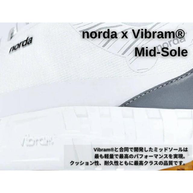 ノルダ Norda トレランシューズ メンズ トレイルランニング 靴 ブラック 黒 ホワイト 白 スポーツ トレイルラン シューズ Norda001-M_7