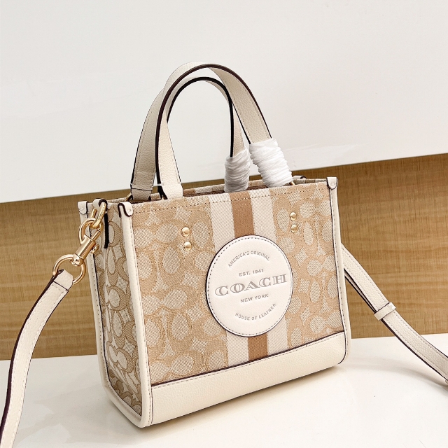 コーチ COACH デンプシー 22 トートバッグ シグネチャー ジャカード 