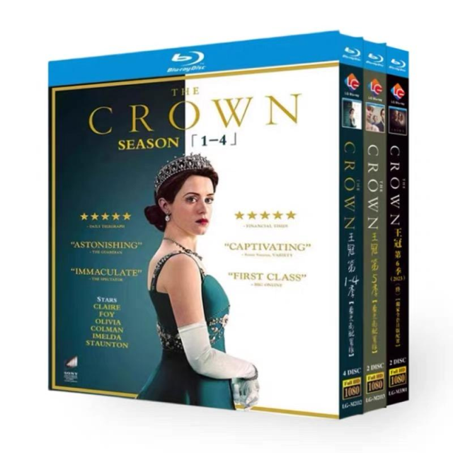 日本語身代わり ザ・クラウン 時季1+2+3+4+5+6 Blu-ray