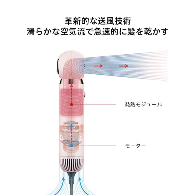 ドライヤー ヘアドライヤー 速乾 大風量 冷熱風 恒温 マイナスイオン 3段階風速 温度調整 大風量&軽量 持ち運び 家電 美容家電 お歳暮 ギフト PSE認証 高級_13