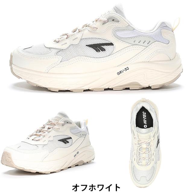ハイテック HT HKU16 イーストエンド HI-TEC EASTEND WP ユニセックス レディース メンズ アウトドア シューズ 厚底 ダッド スニーカー ウォーキング 運動靴 女性 男性 透湿防水 抗菌防臭 オフホワイト ブラック サンド HITEC HTHKU16_1