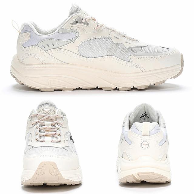 ハイテック HT HKU16 イーストエンド HI-TEC EASTEND WP ユニセックス レディース メンズ アウトドア シューズ 厚底 ダッド スニーカー ウォーキング 運動靴 女性 男性 透湿防水 抗菌防臭 オフホワイト ブラック サンド HITEC HTHKU16_4