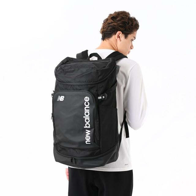 ニューバランス new balance AC7580W BKW(ブラック/ホワイト) トップローディングバックパック 40L ユニセックス メンズ レディース リュックサック バッグ ジム トレーニング 部活 通学 学生 定番モデル NB_6