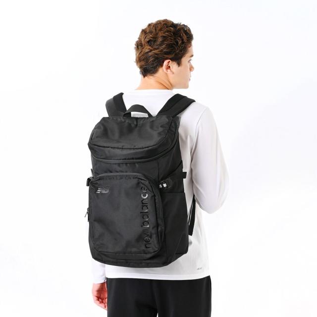 ニューバランス new balance AC6391K BK(ブラック) トップローディングバックパック 30L ユニセックス メンズ レディース リュックサック バッグ ジム トレーニング 部活 通学 学生 定番モデル NB_6