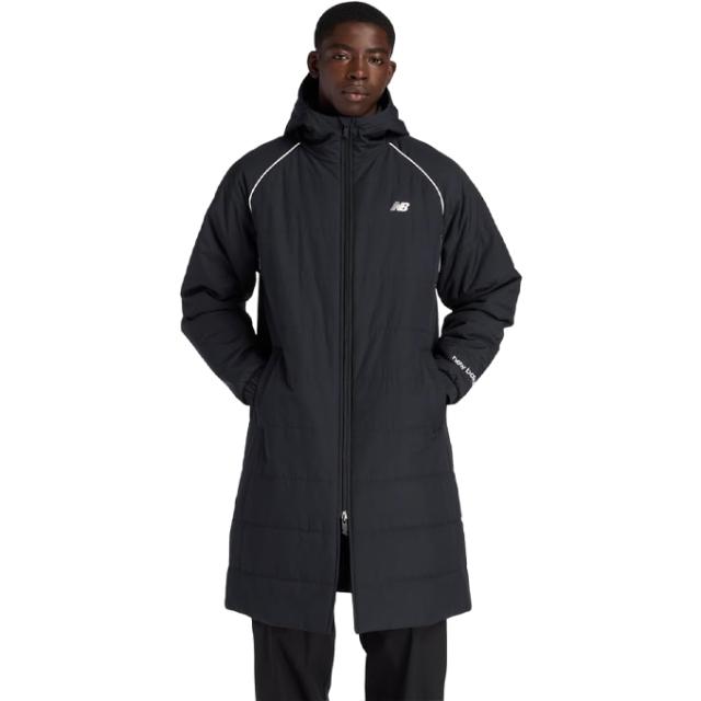 ニューバランス new balance AMJ53173 BK(ブラック) メンズ パデッドコート ロング 中綿 男性 紳士 ロゴ アパレル NB 2025秋冬