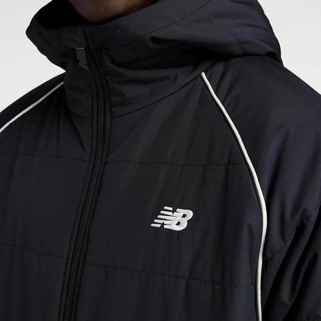 ニューバランス new balance AMJ53173 BK(ブラック) メンズ パデッドコート ロング 中綿 男性 紳士 ロゴ アパレル NB 2025秋冬_3