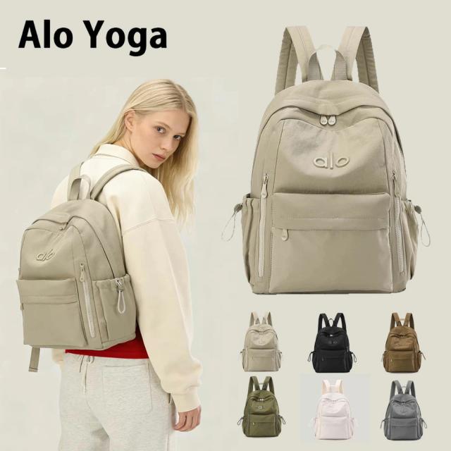 【★2026人気商品★】alo Yoga　リュック レディース メンズ リュックサック 大容量 軽量 軽い 防水 バックパック 撥水 Pc対応 通勤 通学 女子 旅行 スポーツリュック ins風 防災グッズ PCリュック かわいい おしゃれ 韓国リュック 学生 高校生 中学生 母の日