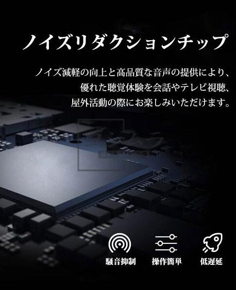 【品質保証】集音器 耳穴式 高齢者 使いやすい USB充電 両耳 イヤホン型 高齢者集音器 音声拡聴器 4段階音量調整 イヤホンタイプ左右両用耳 小柄 軽量 フィット感良い 母の日 父の日 プレゼントに 長時間 使用可能 人気 おしゃれ 収納するだけで充電出来る専用ケース付_3