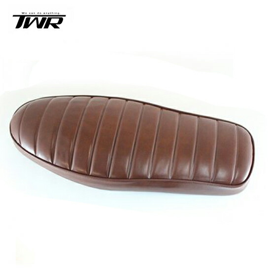 TWR シート ホンダ スーパーカブ (JA44/AA09) / クロスカブ (JA45/AA06)用 シート タックロールダブルシート BP-B0185 ブラウン 付属付 バイク用 シート ローダウンダブルシート ローダウンシート バイク好き ギフト