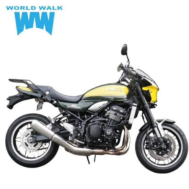 納期約2〜3週間 WW ワールドウォーク Z900RS用 2色ビキニカウル キャンディーグリーン×ラインイエロー タイプR スモーク Z900RS ビキニカウル スクリーン 風防 外装_5