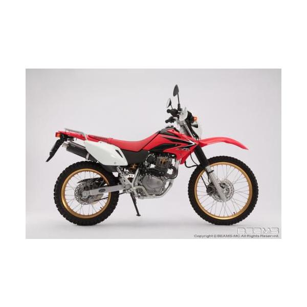 マフラー 送料無料 BEAMS ビームス マフラー XR230/モタード スリップオン SS300カーボン B133-08-004