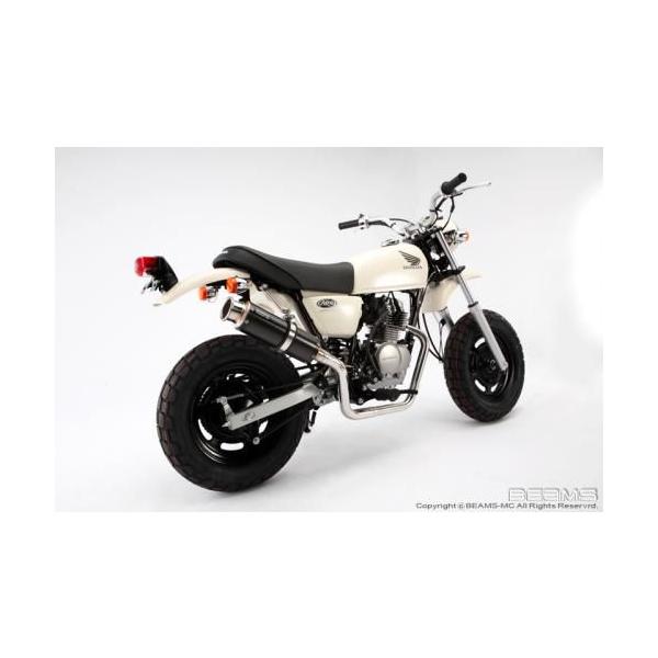 マフラー 送料無料 BEAMS ビームス マフラー APE50Fi/エイプ50Fi SS300カーボン B129-08-003