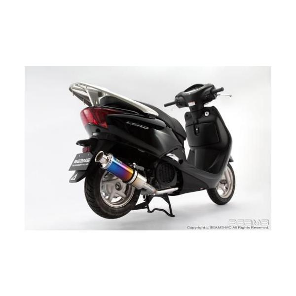 マフラー 送料無料 BEAMS ビームス マフラー リード110/LEAD110 前期モデル SS300チタン B131-09-000_1