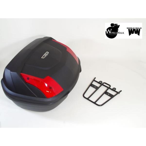 無料特典付 ワールドウォーク PCX PCX125 PCX150 リアキャリア＆リアボックス (48L) セット
