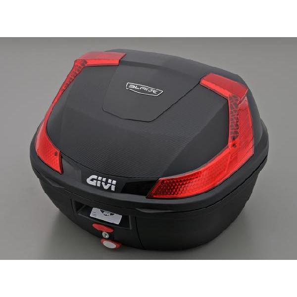 送料無料 GIVI ジビ リアボックス バイク用 ボックス モノロックケース B37ND 未塗装ブラック（黒） 78037