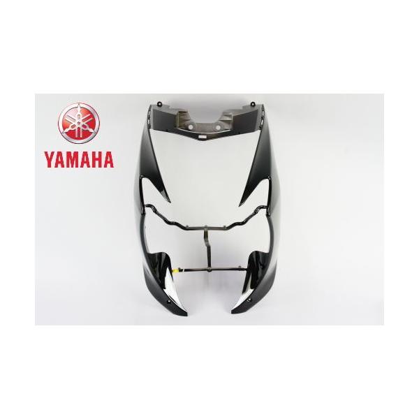 在庫有 YAMAHA ヤマハ 純正品 シグナスX シグナスX125 外装 レッグシールド1 ブラックメタリックX 黒 SE44J(13-15) フロントカウル アッパーカウル 10,990円
