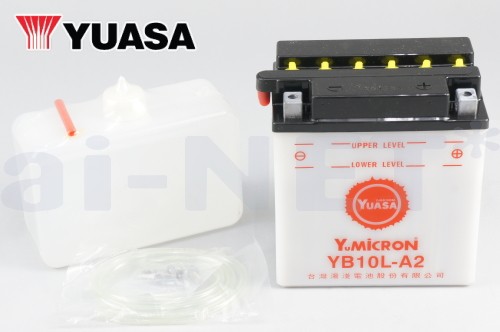 2年言いはなつ付 Z250FT ユアサバッテリー YB10L-A2 蓄電池 液別開放的式 YUASA YB10L-A/FB10L-A2取り替えっこ 10L-A2 蓄電池