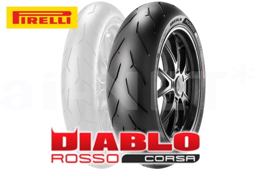特価品 CB1300 SUPER TOURING/09-09用 PIRELLI(ピレリ) ROSSO CORSA 180/55ZR17 ディアブロ ロッソコルサ 国内正規品