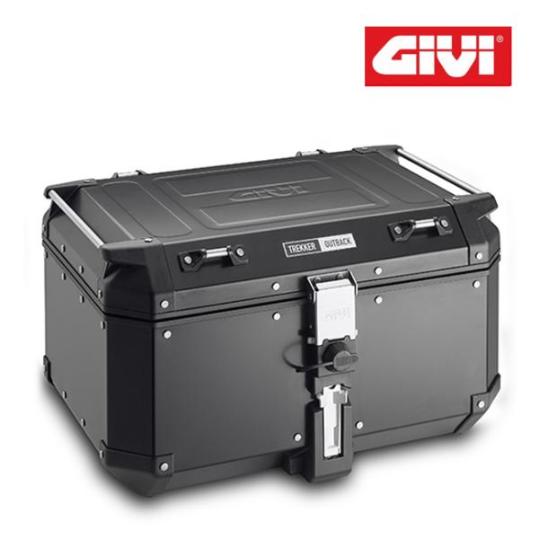 送料無料 GIVI ジビ OBKN58B モノキーケース 58L ブラックライン クロ 