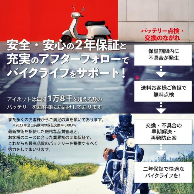 2年言いはなつ付 ユアサバッテリー TL1000R S/VT51A用 YUASA蓄電池 YTX12-BS