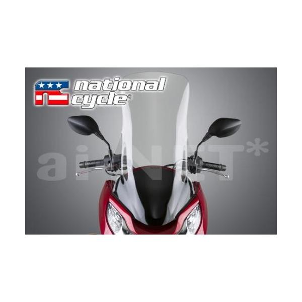 送料無料 スクリーン Vストリーム クリア 91341 ロングスクリーン ナショナルサイクル製 PCX PCX125 JF28 PCX150 KF12 外装パーツ