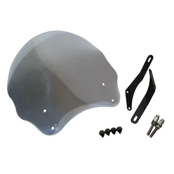 スクリーン ワールドウォーク CB1100('09-'18)シリーズ用 ミドル スモーク(ws-27-4sm)(メーターバイザー ウインドシールド)